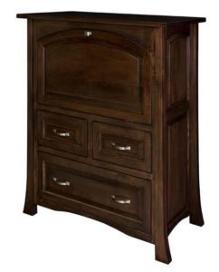 Amish Crafted Conrad Secretary Desk shown in Brown Maple Hardwood