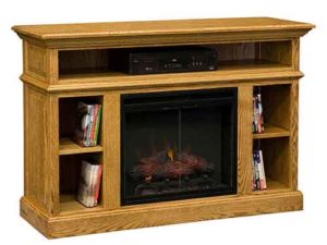 Clean and Compact DN Fireplace Entertainment Center