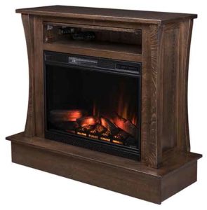 Amish Crafted Eldorado Fireplace with Component Storage