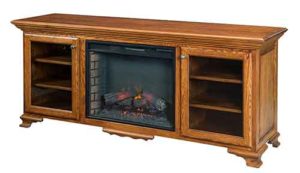 Amish made Madision Fireplace TV Stand
