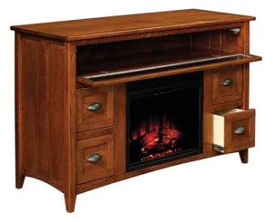 Amish Crafted Monroe Fireplace TV Stand