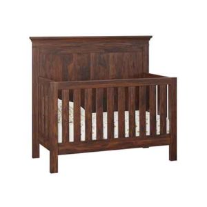 Custom Solid Back Crib in the Haven style
