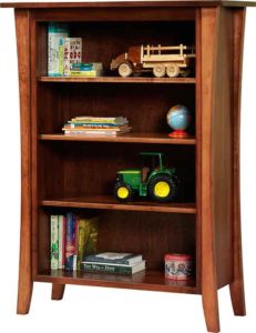 Amish Made 3-shelf Manhattan bookcase