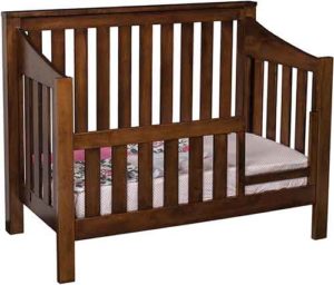 Amish Handcrafted Mission Slat style toddler bed