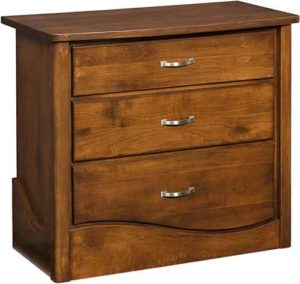 Solid Wood Tannessah 3-drawer changer