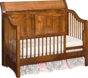 Amish Handcrafted Tannessah Toddler Bed