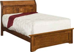 Amish Handcrafted Tannessah Bed with footboard