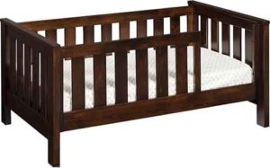 Amish Handcrafted Custom Toddler Slat Bed
