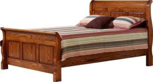 Custom Solid Hardwood Traditional Bed