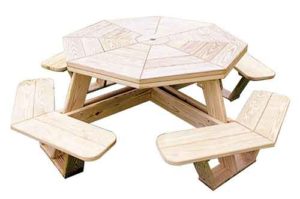 Amish made Octagon table