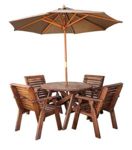 42" round table with mini rollback chairs