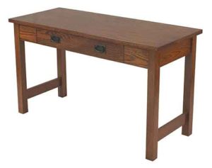 Amish Crafted Custom Mission Open Leg Computer Table