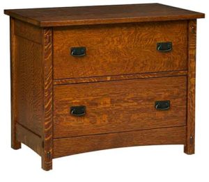 Amish Crafted Custom Signature Mission Lateral File Cabinet