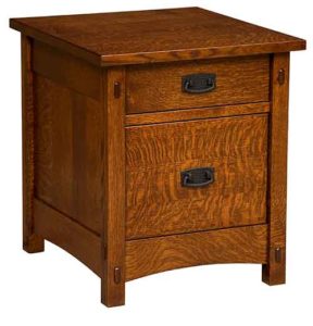 Amish Crafted Signature Mission Utility Cabinet