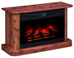 Amish Crafted Glenwood Fireplace Made In Solid Cedar Wood