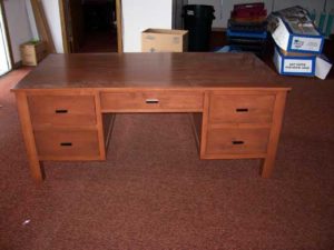 Shaker Mission Solid Cherry Flat Top Desk