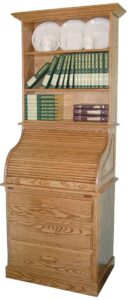 Full Pedestal Roll Top with hutch top