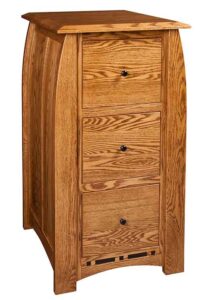 Amish Handcrafted Boulder Creek 3 drawer file cabinet