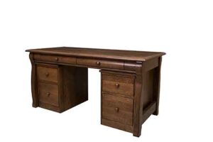 Castlebury desk with pedestal