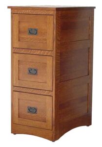 Amish Custom Made Mission Deluxe File Cabinet