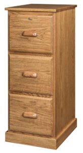 3 drawer Traditional file cabinet