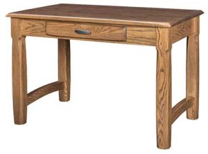 Amish Made Kumberlin Library Desk with Pedestal
