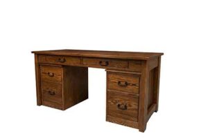 Amish Custom Made Noble Mission Library Desk