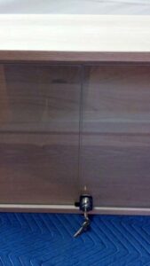 Amish Crafted AK-47 Wall Display Cabinet with Locking Doors