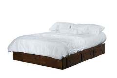 Platform Bed Custom Built By Amish Craftsmen.