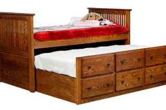 Captain Amish Custom Built Bed.