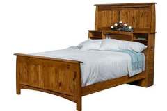 Bookcase Custom Amish Crafted Bookcase Bed.