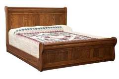 Amish Old Classic Custom Sleigh Bed.