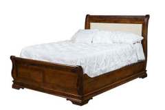 Chippewa Amish Custom Crafted Sleigh Bed.