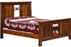 Artesia Custom Made Amish Bed With Openings.