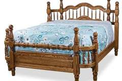 Wrap Around Amish Custom Crafted Bed.