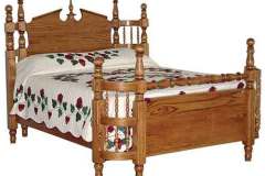 Heirloom Custom Built Beautiful Amish Bed.