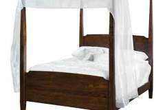 Imperial Custom Amish Made 4 Post Bed With Fabric.