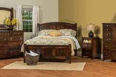 Finland Custom Built Amish Bedroom Set.