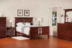 Kascade Custom Amish Crafted Bedroom Set.