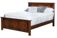 Flush Mission Paneled Amish Made Custom Bed.