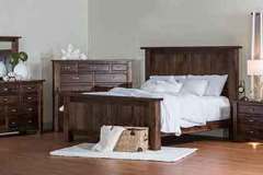 Heidi Custom Hand Made Amish Bedroom Set.