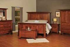 Empire Amish Handmade Custom Bedroom Set.