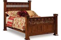 Sequoyah Custom Amish Crafted Bed.