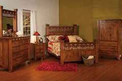 Sequoyah Custom Amish Made Bedroom Set.