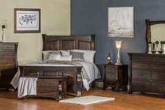 Reno Custom Amish Handmade Bedroom Set.