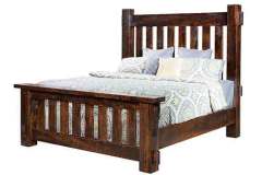 Houston Custom Amish Built Slatted Bed.