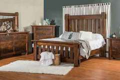 Houston Amish Crafted Custom Bedroom Set.