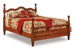 Hoosier Custom Built Amish Heritage Bed.