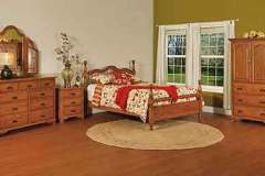 Hoosier Heritage Custom Amish Crafted Bedroom Set.