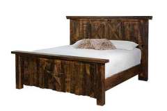 Vandella Amish Made Custom Bed With Storage in the Headboard.